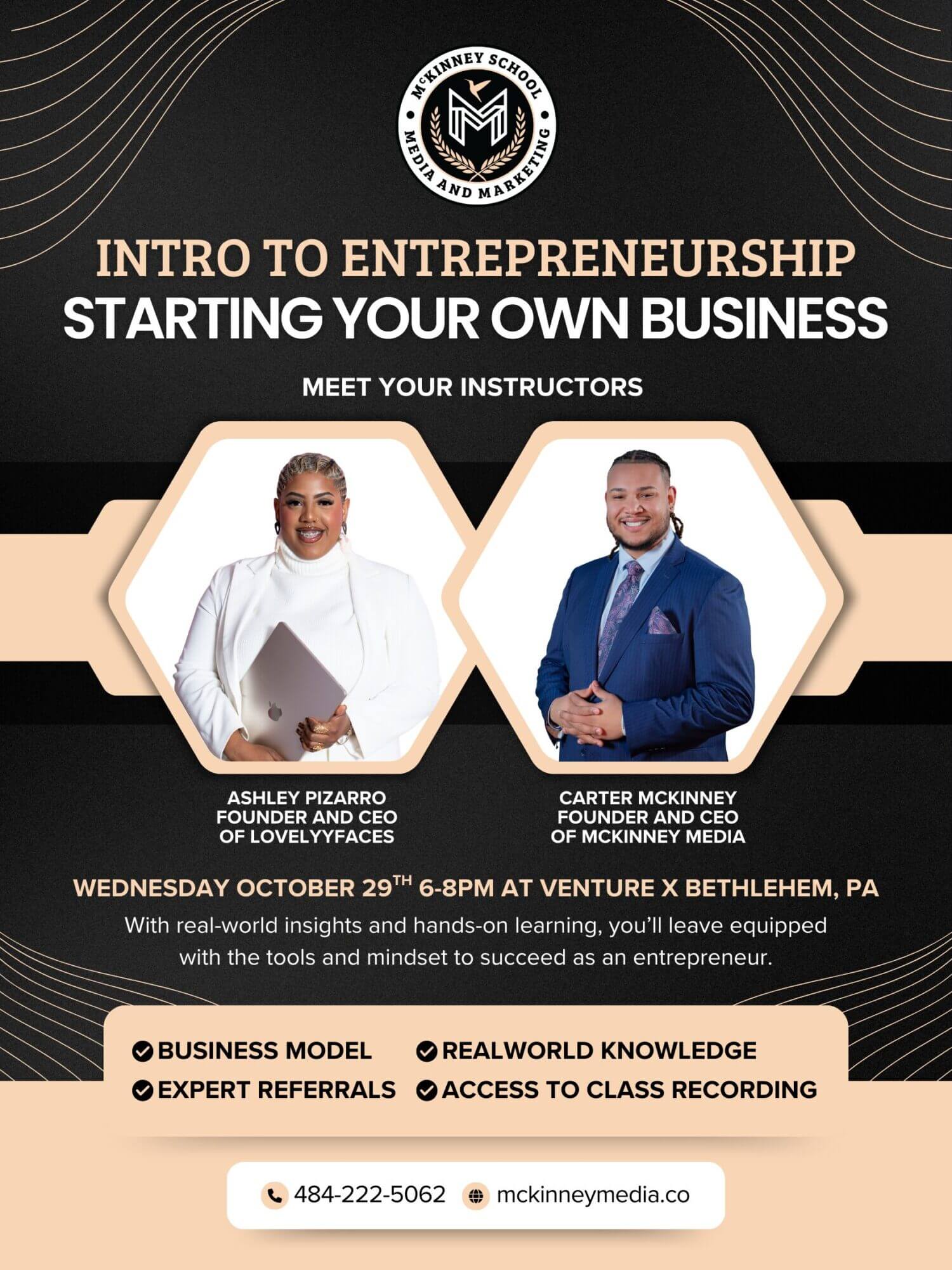 Intro to Entrepreneurship Starting Your Own Business – Flyer