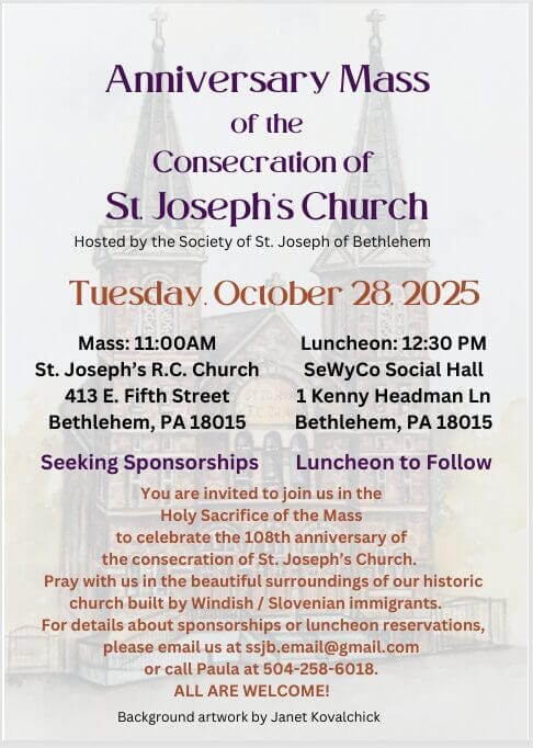 St Joseph Church Mass Oct 28